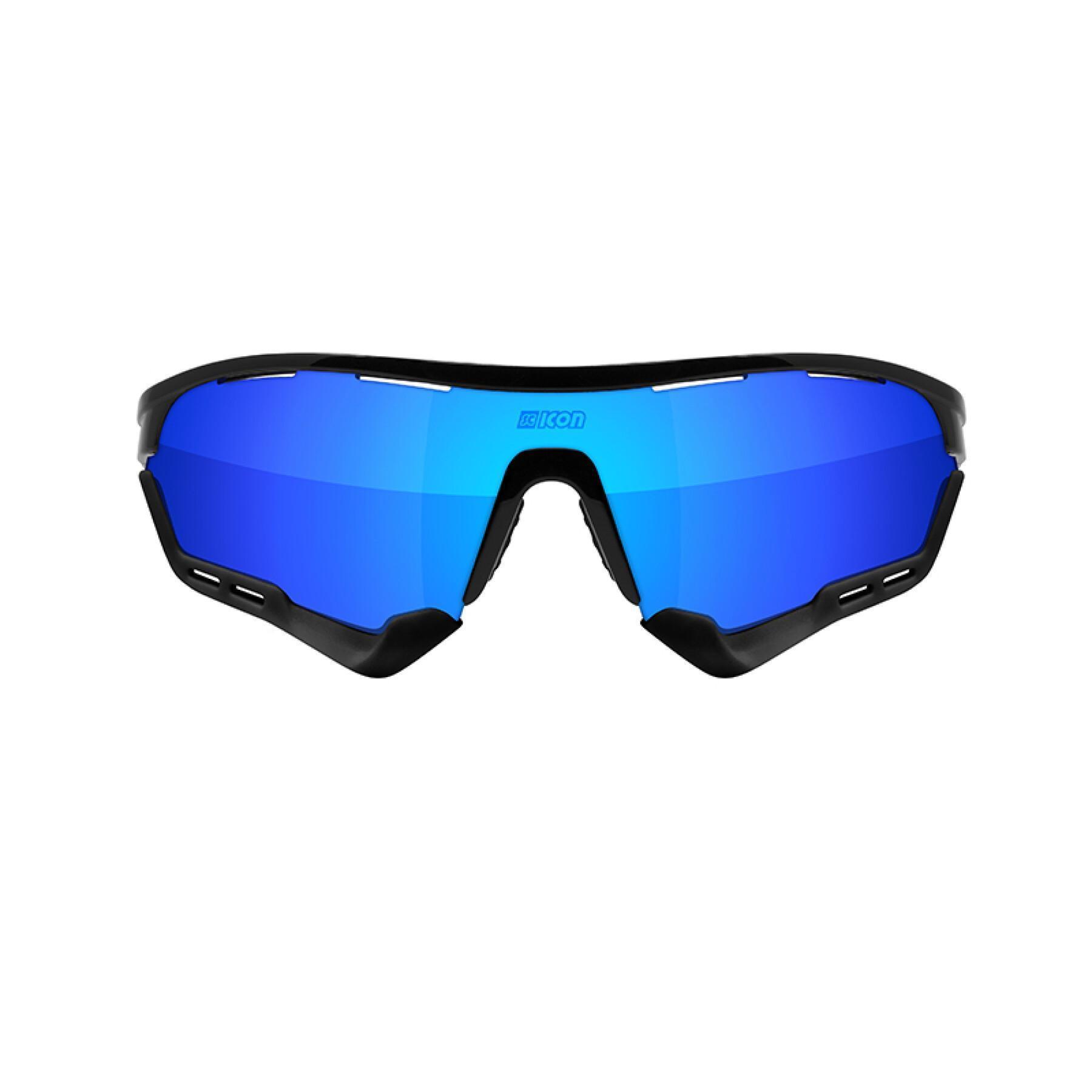Okulary Scicon aerotech scnpp verre multi-reflet bleues