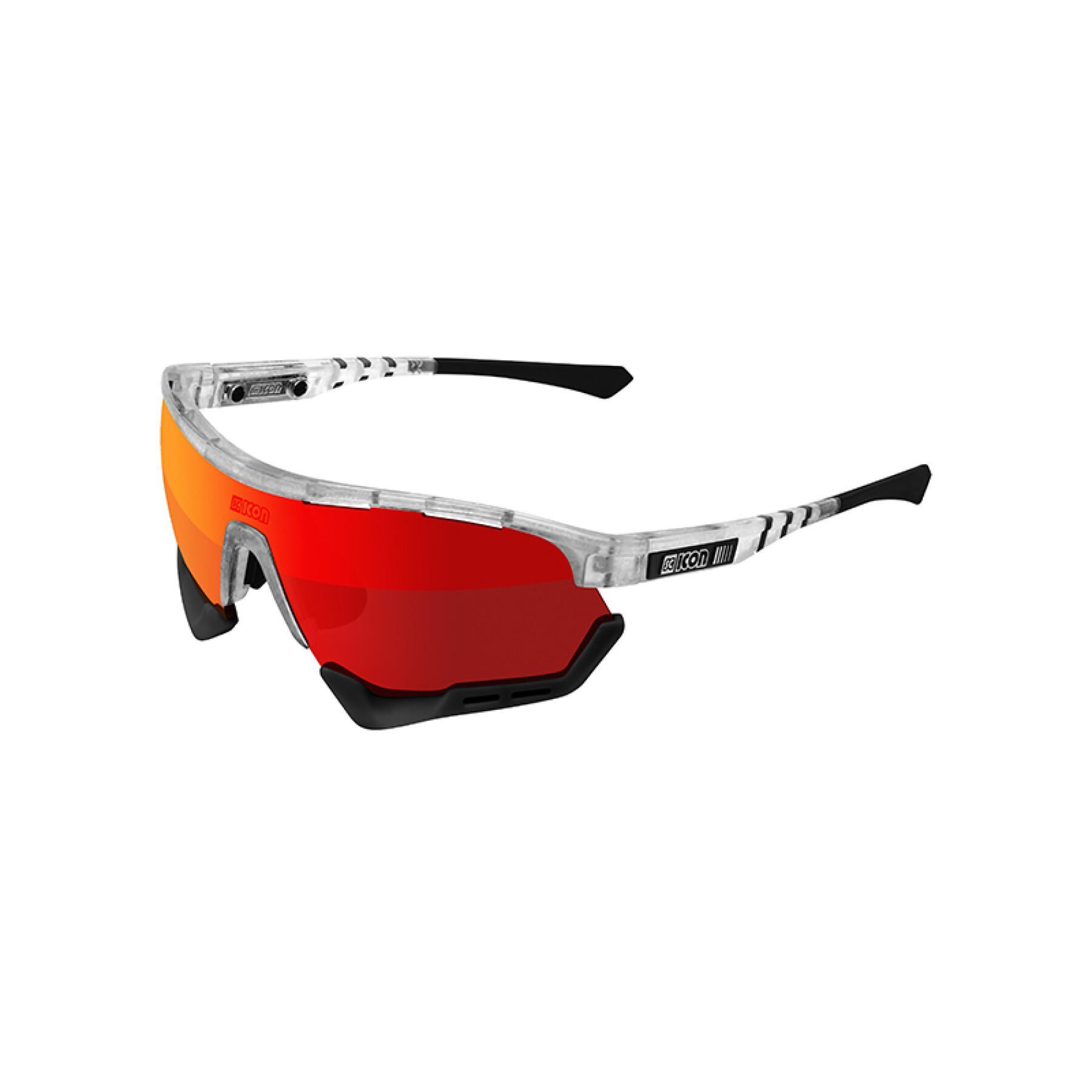 Okulary Scicon aerotech scnpp verre multi-reflet rouges