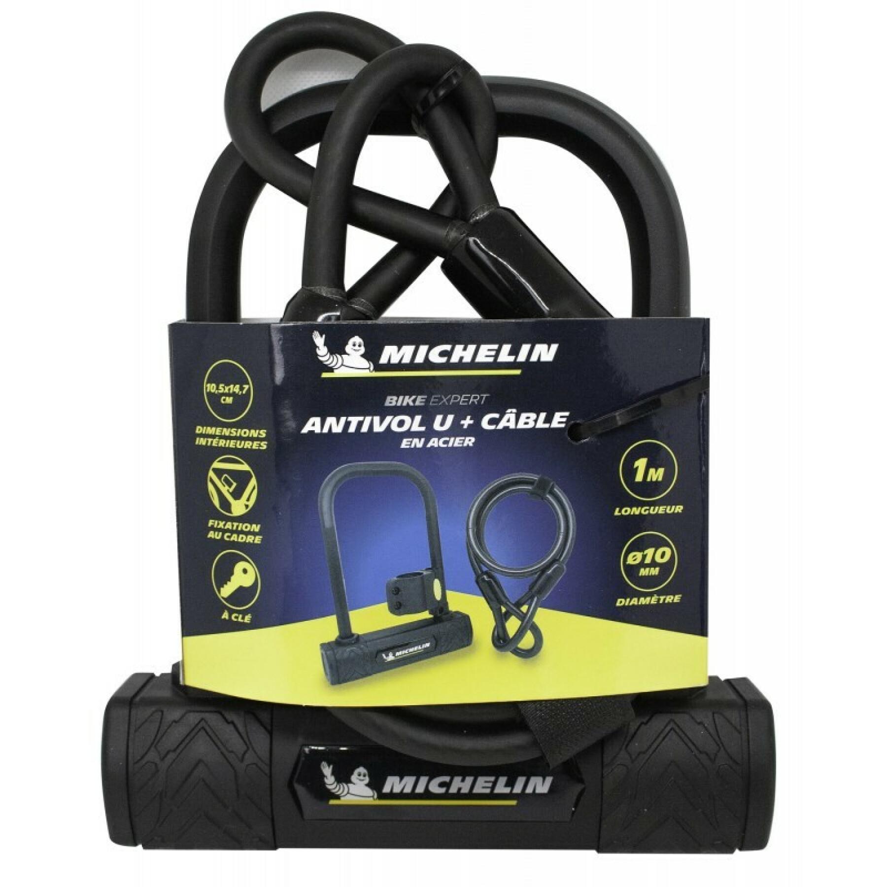 Urządzenie zabezpieczające przed kradzieżą u 147 + kabel Michelin 1m
