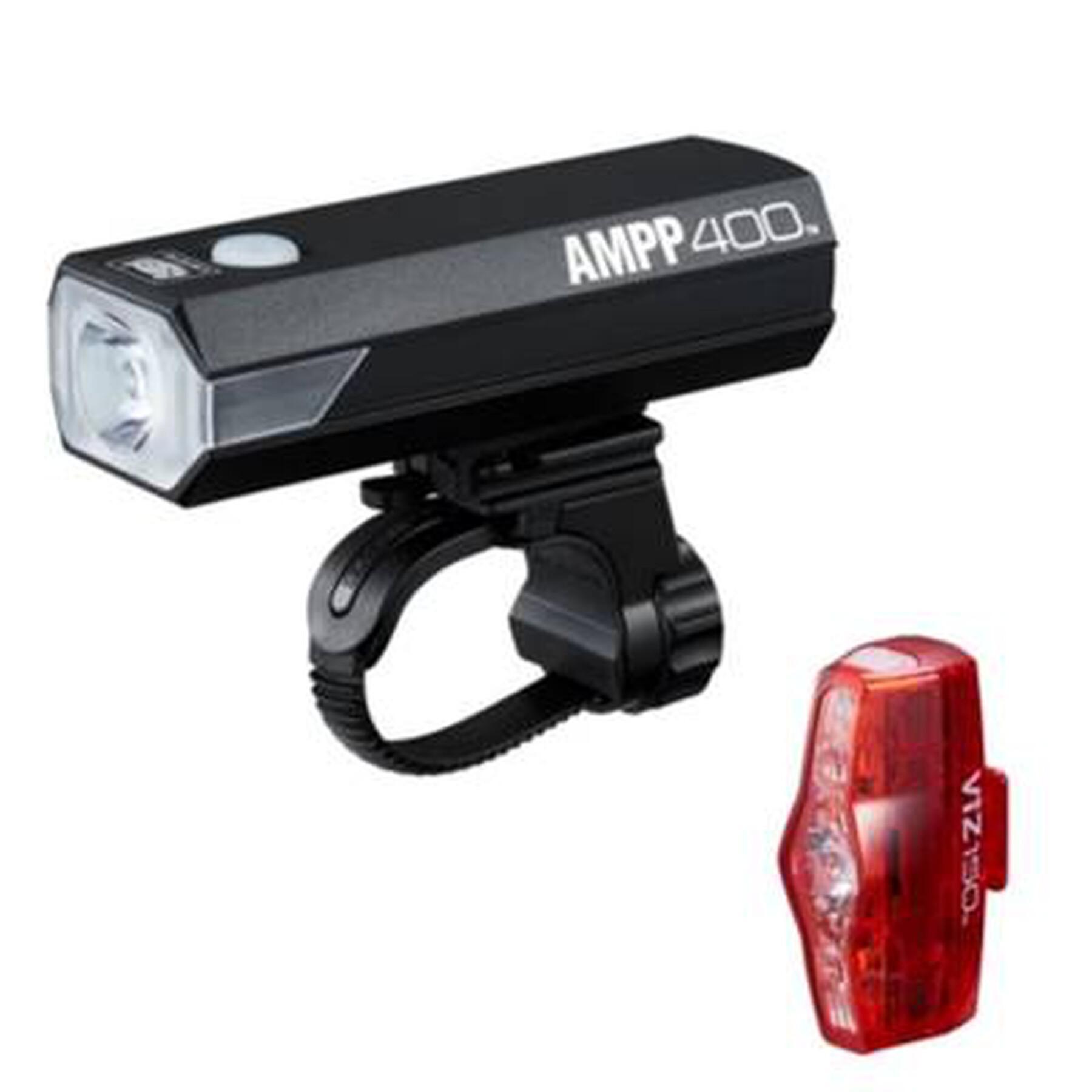 Zestaw oświetleniowy Cateye Ampp 400 & Vip 140