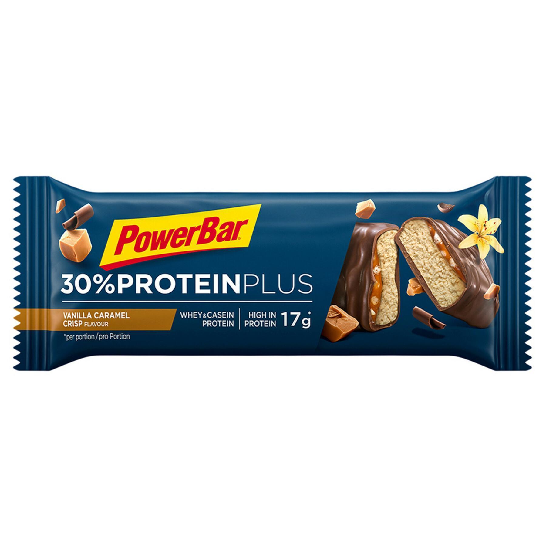 Zestaw 15 sztabek PowerBar ProteinPlus 30 % - Caramel- Vanilla crisp