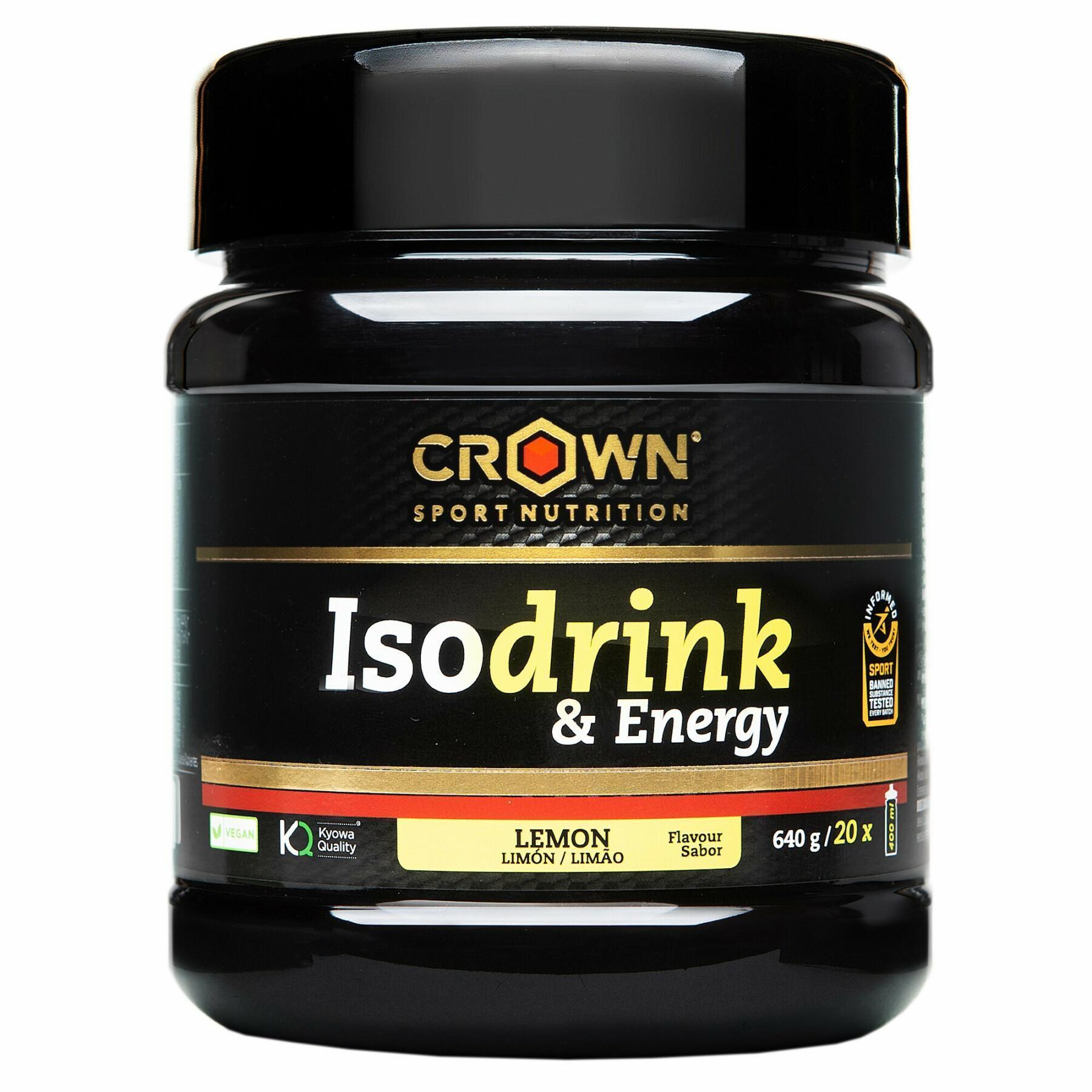 Napój energetyczny Crown Sport Nutrition Isodrink & Energy informed sport - citron - 640 g