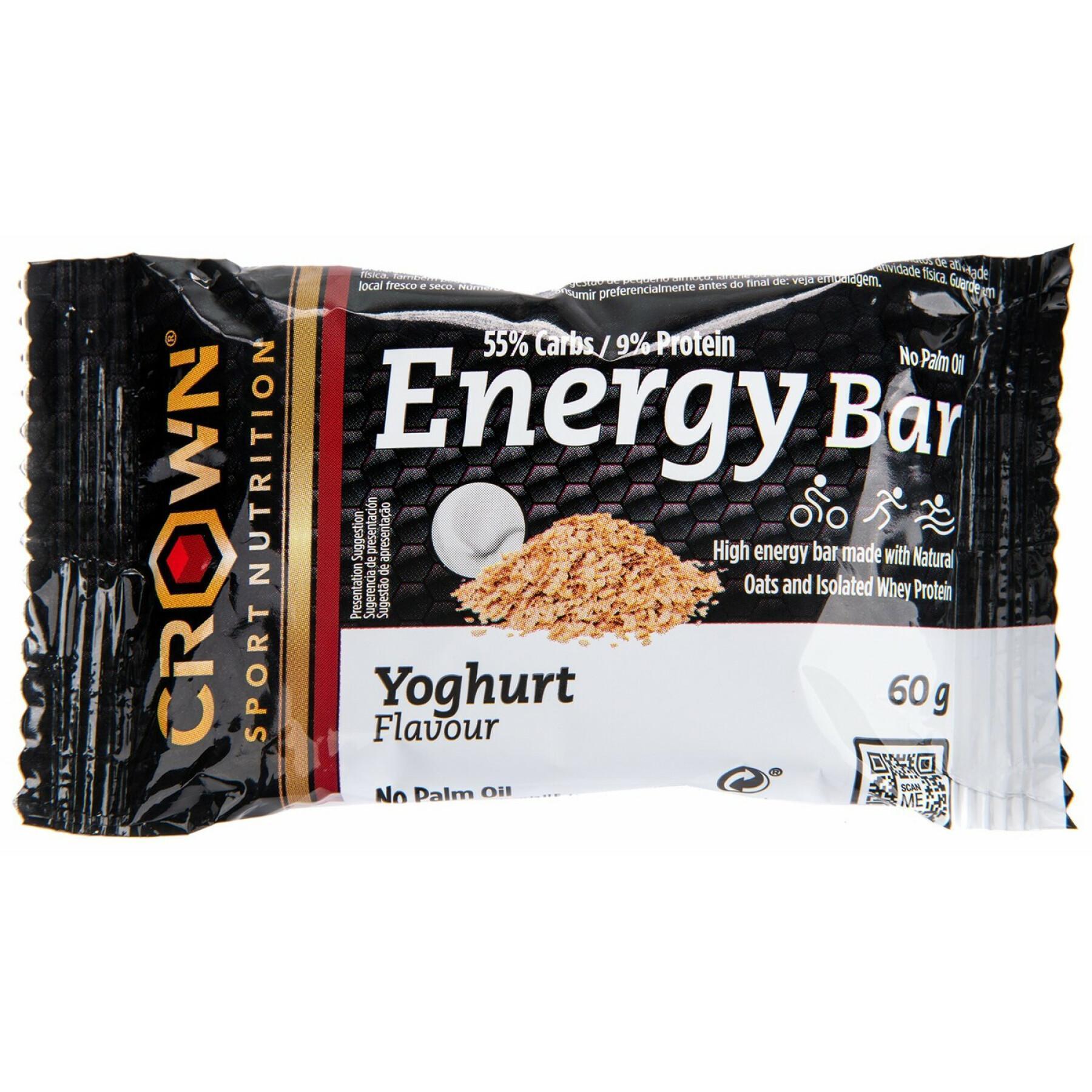 Batonik odżywczy Crown Sport Nutrition Energy - yaourt - 60 g