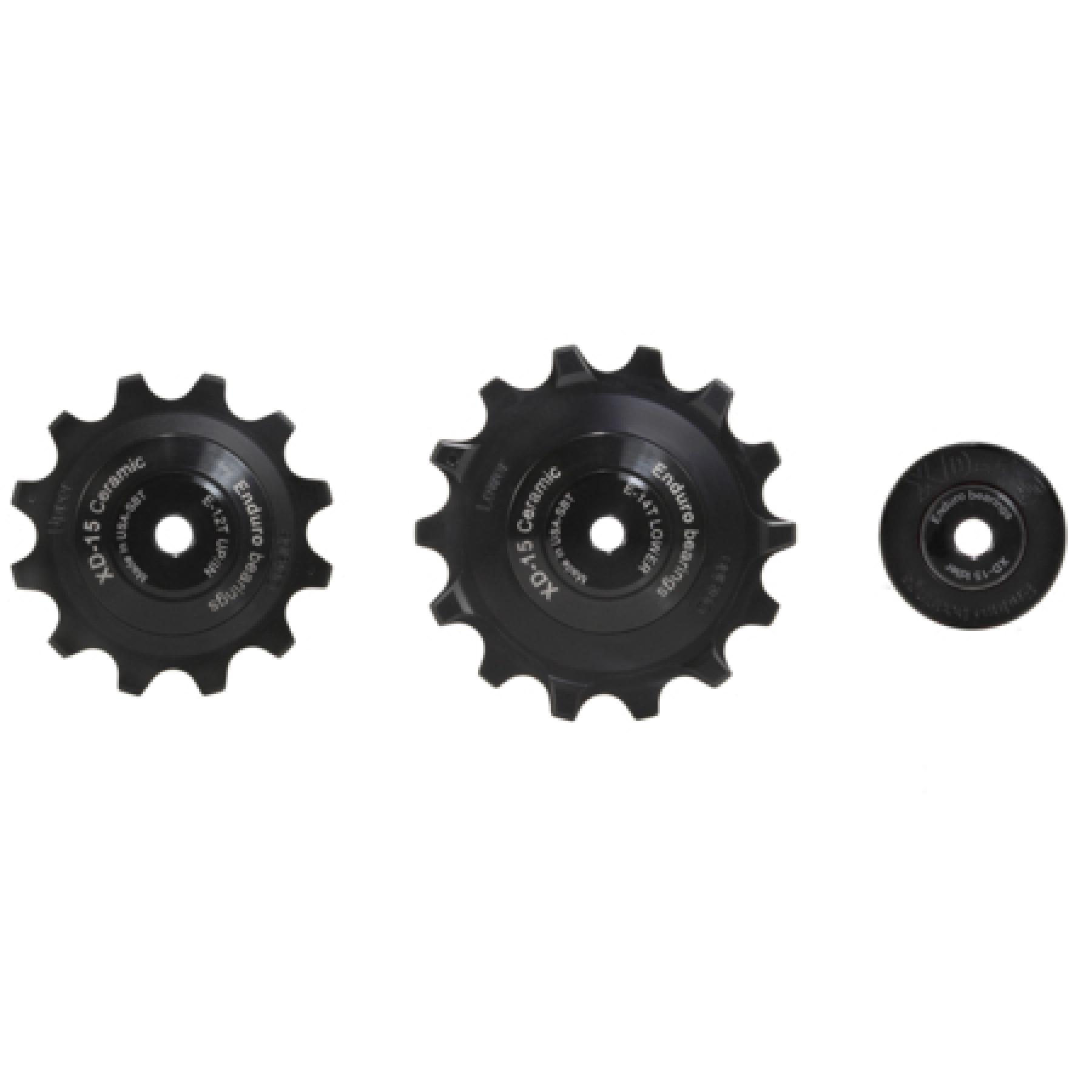 Kółko przerzutki Enduro Bearings Jockey wheel set XD-15-SRAM Eagle-Black
