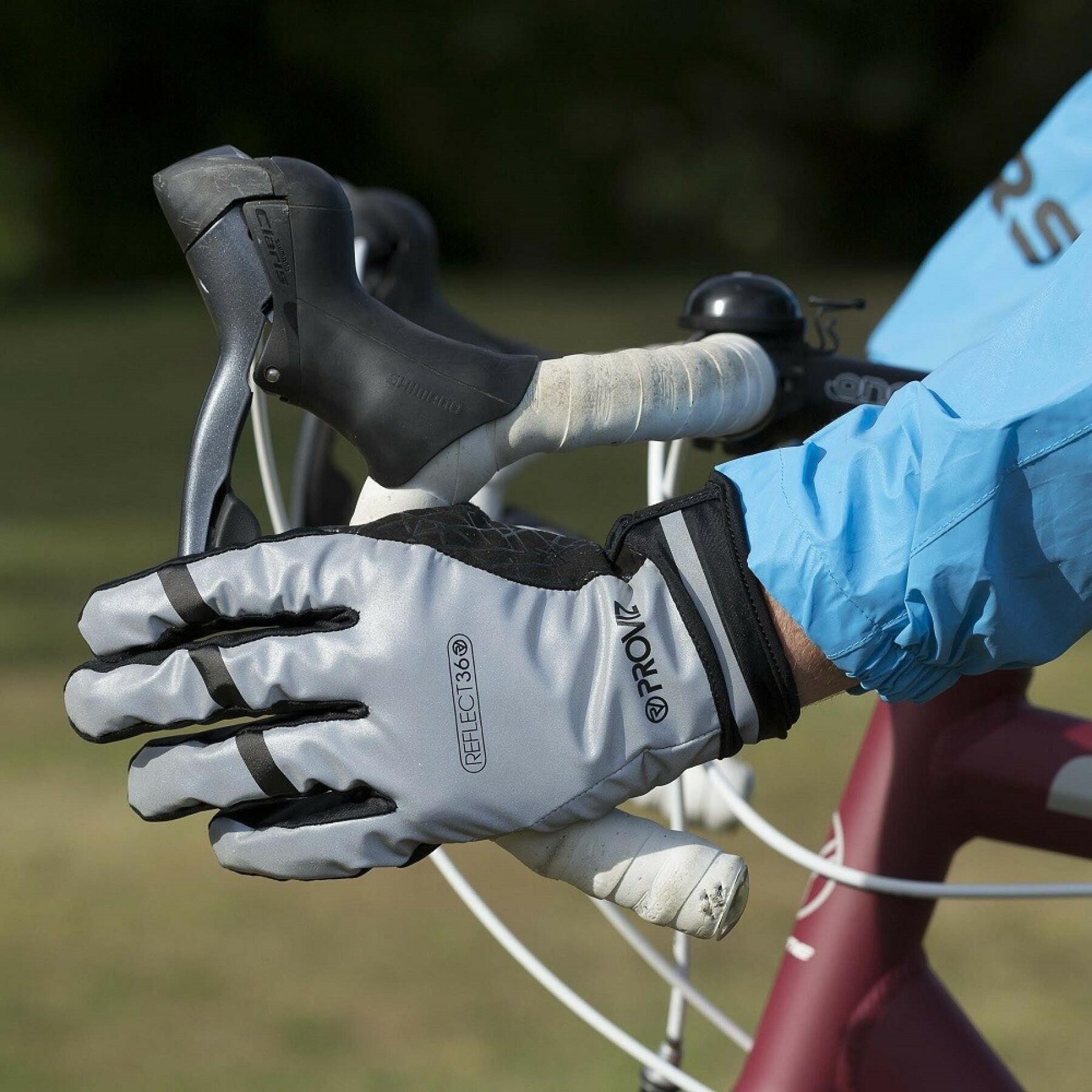 Odblaskowe rękawiczki rowerowe Proviz reflect360