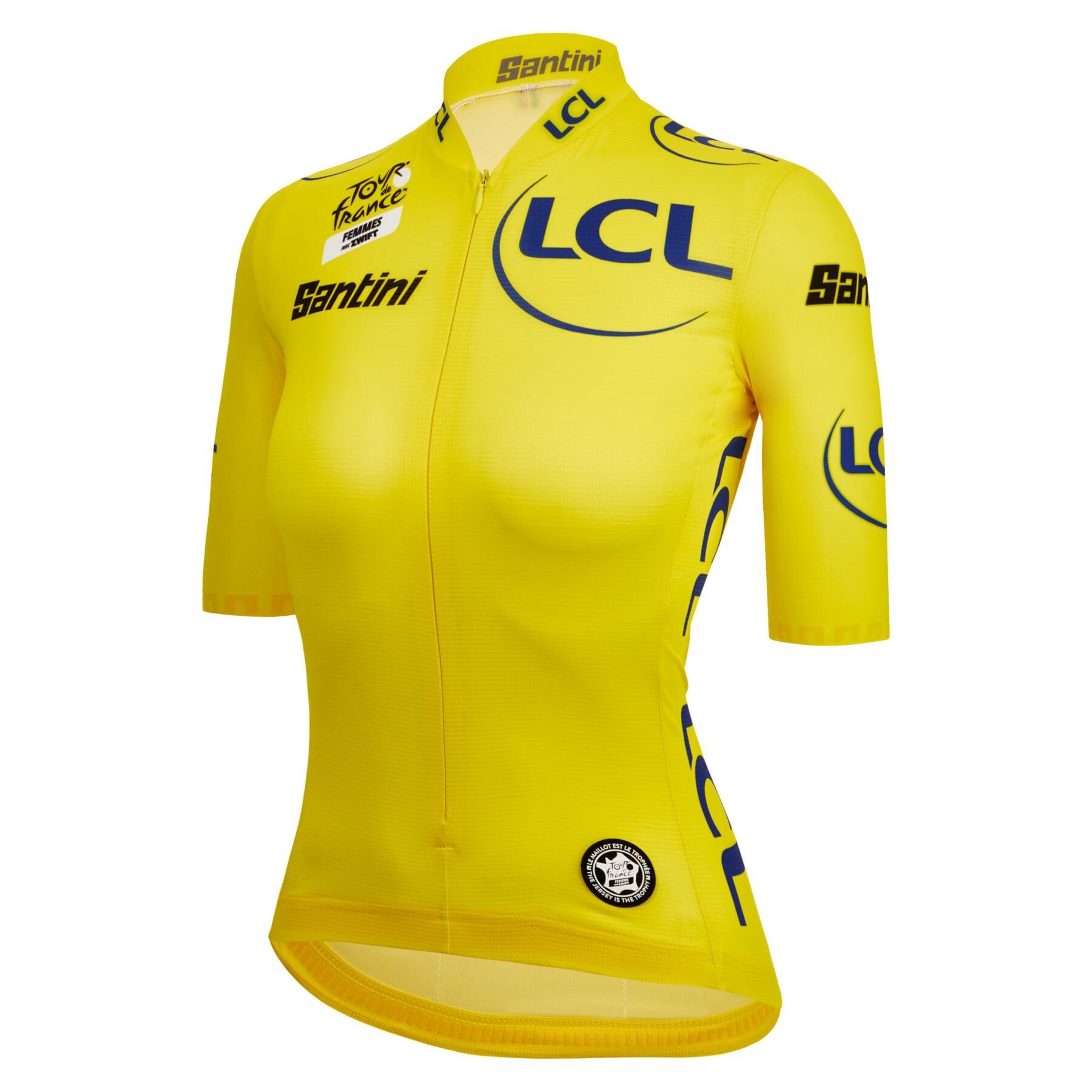 Koszulka lidera klasyfikacji generalnej kobiet Santini Tour de France