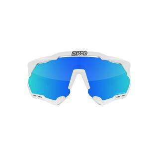 Okulary Scicon aeroshade xl scnpp verre multi-reflet bleues