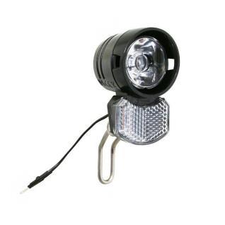 przednia lampka rowerowa dynamo na widelec ecoline z ledem ( leader fox compatible ) przewód elektryczny 10 cm Axa-Basta 15Lux 2.4W