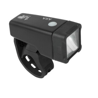 4-funkcyjny, zasilany bateriami zestaw oświetlenia rowerowego z lampą błyskową Axa-Basta Nite Line T1 Lr6-Cr2032
